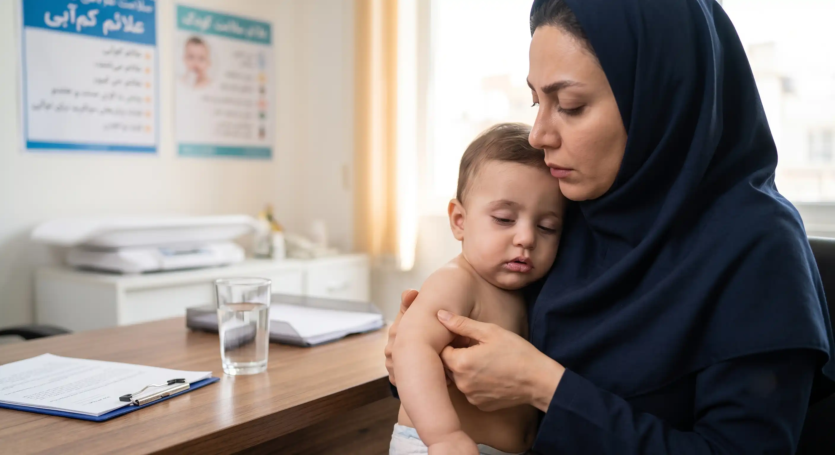 <p>چگونه خطر کم&zwnj;آبی بدن را در نوزادان و کودکان تشخیص دهیم؟ (راهنمای حیاتی برای والدین)</p>