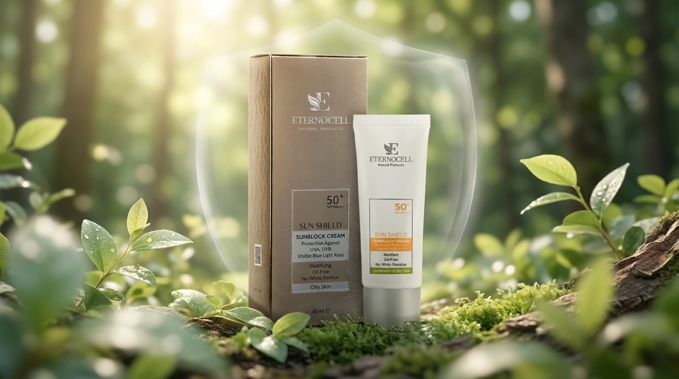 <p>کرم ضد آفتاب پوست چرب SPF50 سان شیلد اترنوسل؛ پایان برق&zwnj;افتادن صورت و محافظت نامرئی</p>