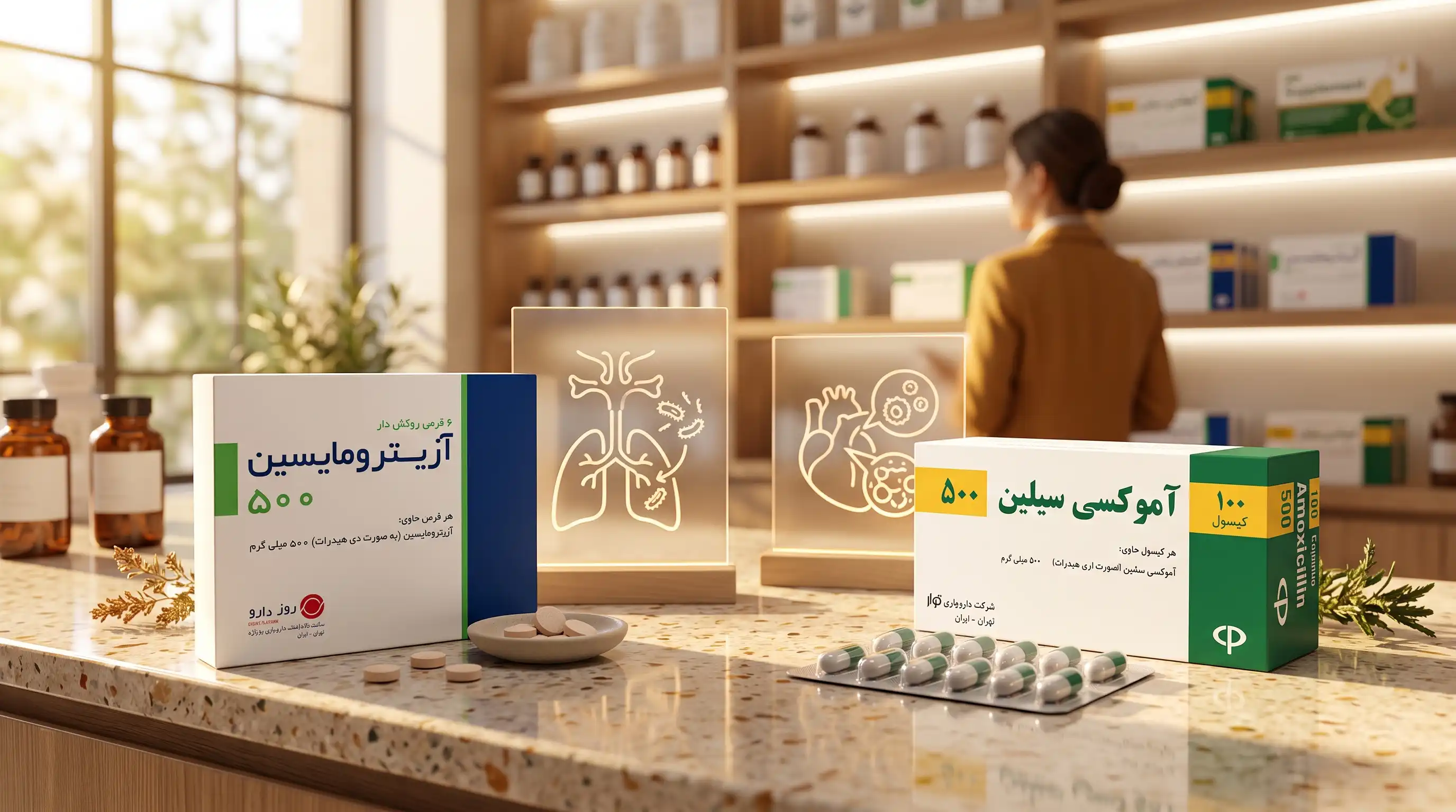 آموکسی‌سیلین و آزیترومایسین