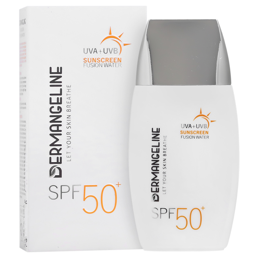کرم ضد آفتاب فیوژن واتر SPF50 انواع پوست درم انجلین