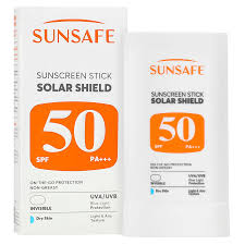 استیک ضد آفتاب بی رنگ سولار شیلد SPF50 سان سیف